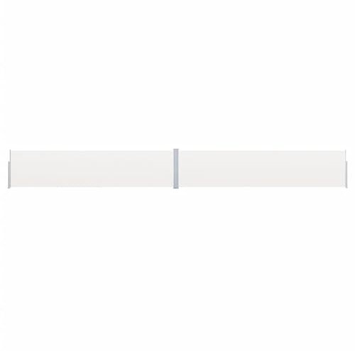 AJSEOYBS Parasole,Ombrelloni da spiaggia,mbrellone da giardino，Tenda Laterale Retrattile per Patio 170x1200 cm Crema Per balconi, giardini, terrazze, relax all'aria aperta
