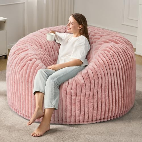 Hobestluk Adult Bean Bag Chair Giant Beanbag with Filling Living Room 5FT