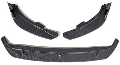 Auto-Frontspoiler Für Ford Für Focus 4th Für Gen Mk4 Für ST-Linie 2018 2019 2020 2021 ABS Material Frontschürze Lippe Kinn Splitter Dekoration Tuning Zubehör Frontstoßstange(Kohlefaser-Optik)