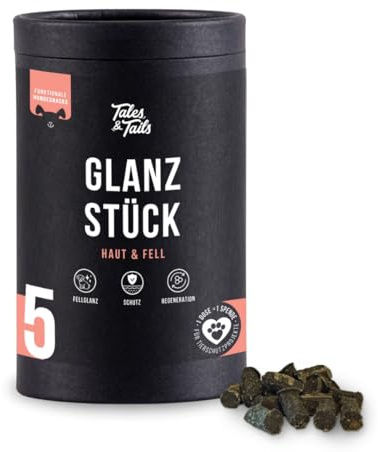 Tales & Tails Glanzstück Haut und Fell-Snack für Hunde - 1 Dose 325g