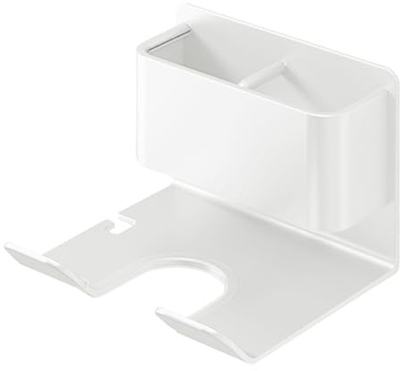 Support mural for sèche-cheveux – Étagère, support multifonction with compartiment de rangement | de porte de placard pour salle de bain pour femme, range and accessories de beauté