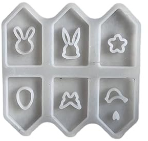 KIXZSAZ Molde de silicona para fundición de liebres, resistente al moho, fácil de adherir, revestimiento de silicona innovador y fácil de usar para siliconas de Pascua, do