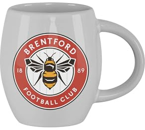 FOCO Tasse à thé blanche sous licence officielle Brentford FC