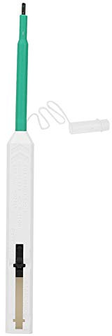 Fabater Bolígrafo de Limpieza de Fibra óptica para FC/ST/SC/MU 2,5 Mm, Limpiador óptico de Plástico Avanzado de una Sola Pulsación con Microfibra Especial, Compacto Portátil Reutilizable