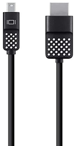 Belkin F2CD080bt06 - Cable de Mini DisplayPort a HDMI (1.8 m, para dispositivos con mini-DP) negro