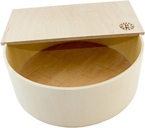 Getzoo Ø 33 cm Sandbad L I Vielfältige Tierarten I Hohe Sicherheit I Natürliche Krallenpflege I Naturnahe Gehegegestaltung I Vielseitige Verwendungsmöglichkeiten (Runder Deckel) (eckiger Deckel)