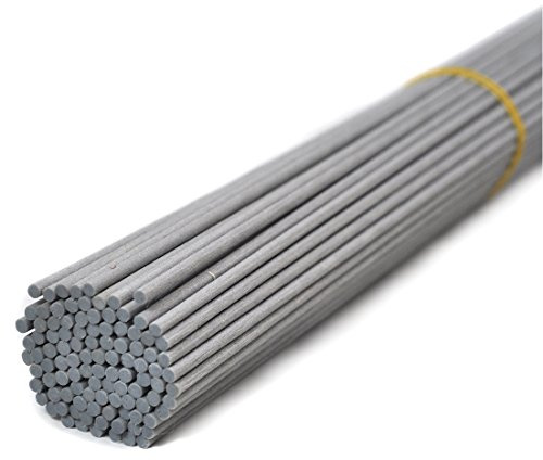 100 pezzi Bastoni di ricambio per diffusore a fibre per profumo fragranza (25cm*3mm, Grigio)