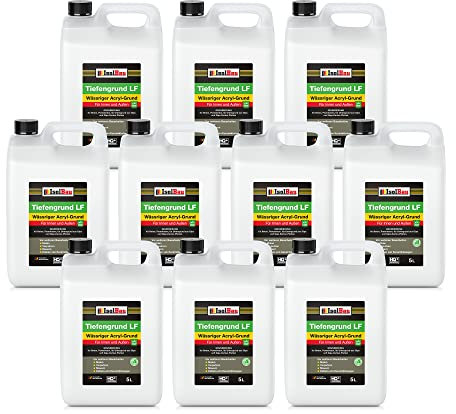 Isolbau Tiefengrund LF - 50 L Wässriger Acryl-Grund für Innen & Außen - Tiefgrund, Haftgrund für professionelle Grundierung