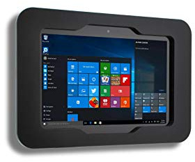 TABcare Security Anti-Theft Acrylic Case for MS Surface Go 1 2 3 as Kiosk, POS, Store, Show Display. Configured as VESA, Wall Mount, Desktop Stand (Black, Wall Mount)