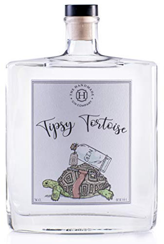 Tipsy Tortoise Gin - The Handmade Gin Company - Premium Craft Gin with apple, grapefruit and liquorice - 40% ABV 50cl