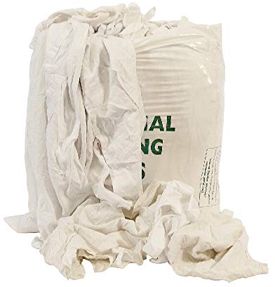 Arctic Hayes RAG2 Cotton Rags 10 kg, White