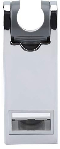 Wandhalterung 30 x 15 ABS verchromt Schieberhalter höhenverstellbar quadratischer Schienenkopf Badezimmer Zubehör Handset Halterung