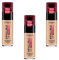 3 x L'Oreal Paris Infaillible 24H Fresh Wear Foundation 30ml - 125 Natural Rose