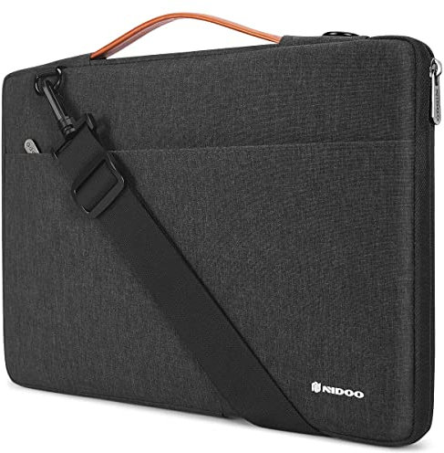NIDOO 13 Pouces Sacoche Ordinateur Portable Imperméable Sac à Main Bandoulière Housse Protection Mallette pour 13 MacBook Air/13.5 Surface Book/Surface Laptop 2 3 4/13.3 ThinkPad L380 L390 Yoga
