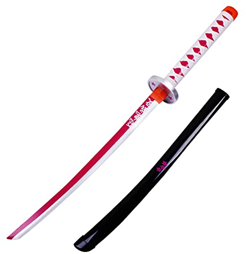 SHASHAYA Japanese Anime Sword 75cm(30in) Bamboo Samurai Katana Sword,Handmade Katana Anime Cosplay Props,Bamboo Blade Toys Gift Party Favor