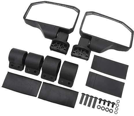 UTV Sidospeglar, 2st Backspeglar Wide View Clear Vision Justerbar Svart Sidospegel för ATV UTV Motorcykel