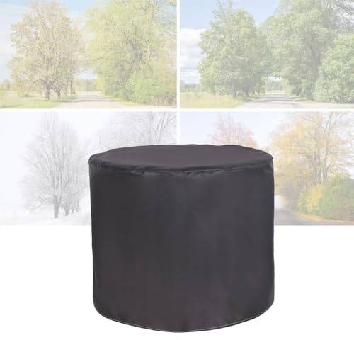 ATYUJKB Abdeckungen für Gartenmöbel Wasserdicht 80x80cm, 420D Abdeckung für Gartenmöbel Schwerlast Rund, wasserdichte Schutzhülle Abdeckplane, Gewebe Wasserdicht Abdeckhaube