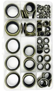 JUNCHENGBAO Verbunddichtung Dichtring Ölablassschraube Kombinierte Dichtscheibe Dichtung 5/6/8/10~24mm Sanitärdichtungen(120PCS M5-M24)