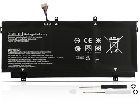 K KYUER CN03XL TPN-Q178 Batterie pour HP Envy 13-ab0xx 13-AB 13-ab000 Spectre X360 13-AC 13-ac000 13-ac0xx 13-w0xx Series 13-ab000nf 13-ab000ns 13-ab001ng 13-ab001ns 13-ab004ng 13-ab007na 13-ab000nw