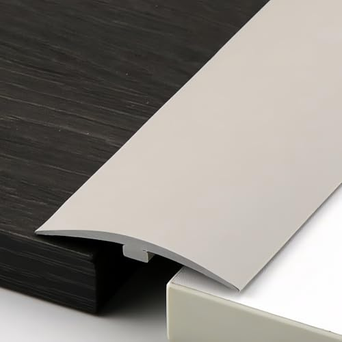 Coayuou Boden Übergangsleiste PVC T Profil 90cm* 3 Stück Abschlussleiste Selbstklebend Schützt Vor Abnutzung Für Tür- & Bodenübergänge, Schützt Ihre Böden & Wände(Style 30)