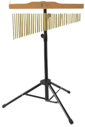 Wind Chime Percussion Wind Chimes Musical Instrument with Tripod Stand and Meditation(36 tone with bracket)