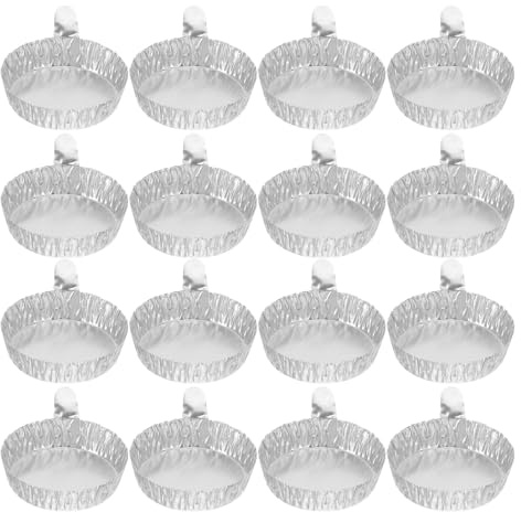 ABOOFAN Coupelles Aluminium pour Pesée 42 Ml, 100 Pièces, Légères et Résistantes la Chaleur, pour Balances Numériques et Utilisation en Laboratoire Scientifique
