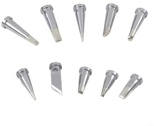 10er Set Lötspitzen für Weller Stationen WD1000 WSD81 und Lötkolben WSP80 WP80 LT-Typen Vielfältige Spitzenformen LTA LTB LTC LTL Präzises Arbeiten Langlebiges Material