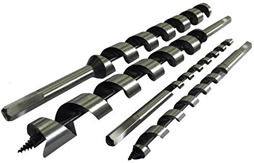 Weischer® - Schlangenbohrer 40 x 320 mm | Holzbohrer Spiralbohrer | 6-Kant-Schaft | Gewindespitze für präzise Bohrung | Weich- & Hartholz | stabiler & bruchfester Bohrer