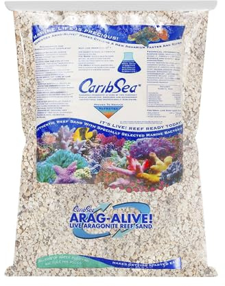 CARIB SEA Sea Arag-Alive - Arena Rosa Fiji de 20 Libras