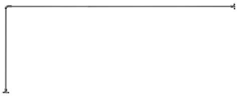 Croydex, Barra extensible en forma de L para la cortina de la ducha,plateado, 74 x 140/260 cm