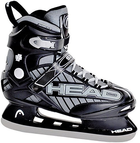 HEAD - Herren Schlittschuhe S3 Sport I hochwertige Schlittschuhe I Befestigungsriemen für besseren Halt I bequeme Schlittschuhe inkl. Fußbett I ideal für Einsteiger I warmes Futter - Schwarz