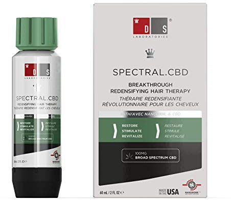 DS Laboratories - Spectral CBD Loción Capilar Antioxidante 60 ml, Tratamiento Anticaída Pelo, Frena la Caída, Estimula Crecimiento Cabello, Controla la Inflamación, Mantiene Folículos Pilosos Sanos