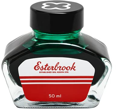 Esterbrook Tinte für Füllfederhalter in der Farbe Evergreen, im Glas, Größe: 50 ml, EINK-EVERGREEN