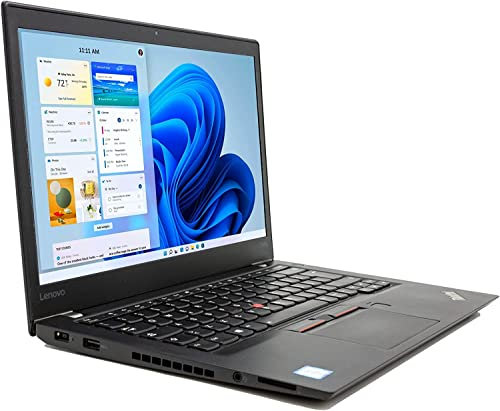 Lenovo Thinkpad T470s i5 fino a 3.00 GHz 14” Full HD Touch Screen Touchscreen Windows 11 Pro Webcam 720p USB TypeC Computer Aziendale PC Portatile Notebook (Ricondizionato) (12GB RAM SSD 240GB)