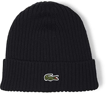 Lacoste Herren Beanie-Mütze Rib Knit Brushed Wool Beanie