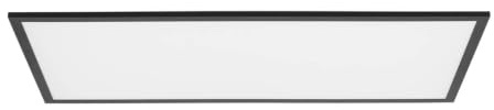 Lindby LED Deckenleuchte (LED Panel) Lamin dimmbar mit Leselampe (Modern) in Schwarz (1 flammig,) - Lampe Deckenlampe Wohnzimmerleuchte