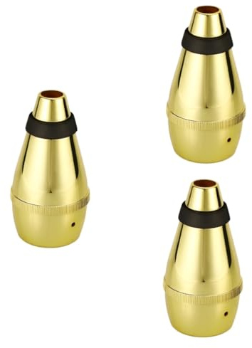 BESTonZON 3stücke Trumpet Mute Für Leichter Wasserdichter Dämpfer Mit Geringer Und Guter Intonation Für Trompete Elegantem