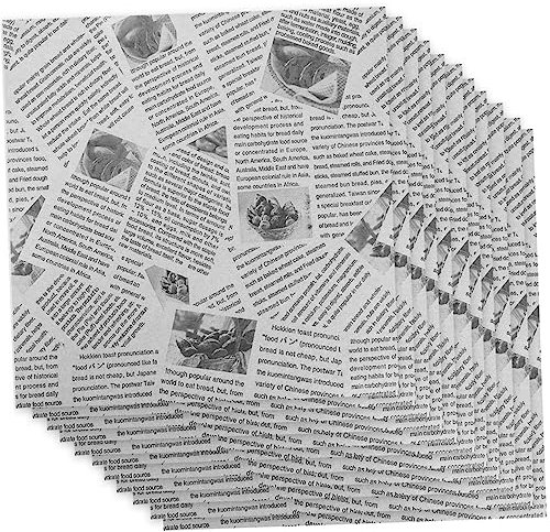 Garneck Lot De 100 Feuilles De Papier Sulfurisé Pour De Sandwichs