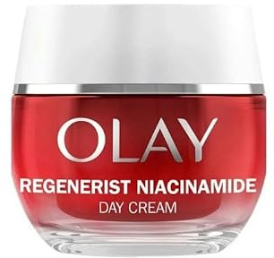 Olay Niacinamid Feuchtigkeitsspendende Anti-Falten-Gesichtscreme, 50 ml | Mit Niacinamid, Vitamin und Glycerin, spendet Feuchtigkeit, regeneriert und hilft, sichtbare Zeichen des Alters zu reduzieren