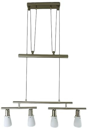Dapo Pendelleuchte Zara 2 x 2-flammig mit Gegenzug Hängeleuchte Deckenlampe