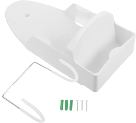 Alipis Bügelbrett-wandhalter Bügeleisen-aufbewahrungshalterung Bügelbrettregal Mit Kabelaufbewahrung Wandmontiertes Bügelbrettgestell Für Zuhause Platzsparendes Bügeleisenhalter