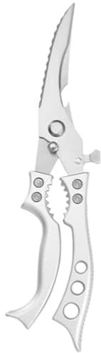 Wezalget Küche Geflügelschere,Hochleistungs-Küchenschere, Mehrzweck-Küchenschere, Geflügelschere mit Aluminiumgriff, Küchenschere in Lebensmittelqualität. Professionelle Geflügelschere für