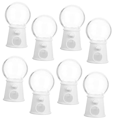 Healifty 8pezzi Distributore di Caramelle Creativo per Ragazzo Ragazza Ragazza di Macchinetta Automatica di Gomme da Masticare per Feste e Giocattoli Riutilizzabili