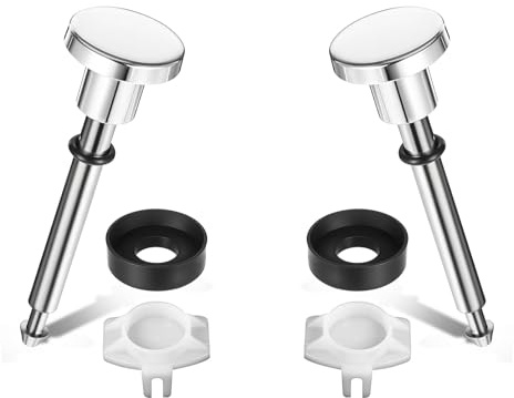Pack of 2 Bathtubs Diverter Repair Set Complete Replacement Includes Valves Seal Gate for Leakproof Faucet Tub Spouts Diverter Fix