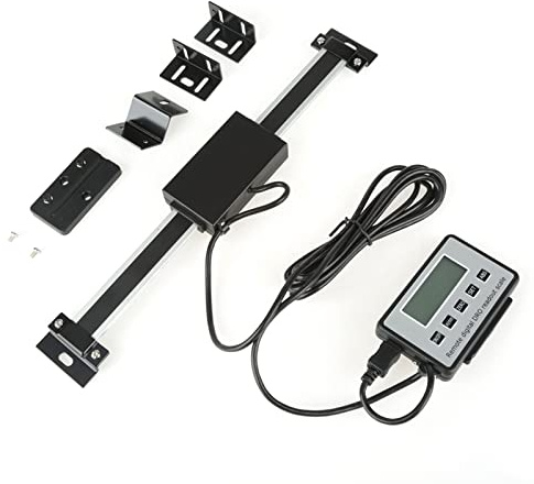Digital LCD Readout Scale Accurate for Milling Machines Lathes Convenient Scene Suit Metalworking Black Size 150mm