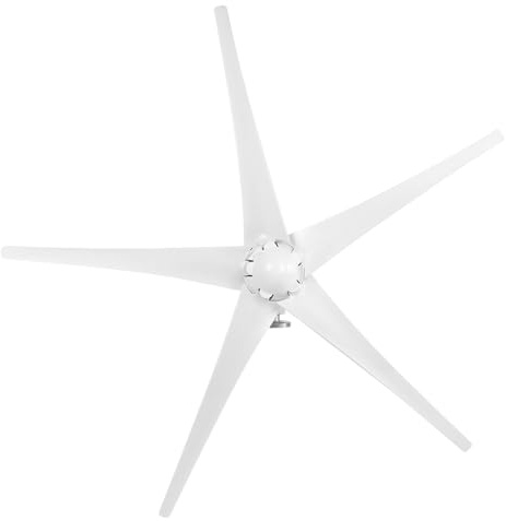 SEAFRONT Kit Eoliche, Piccolo Generatore Eolico in Lega 5 Pale 100 W per Box/Cover Mobili e Barche (24V)