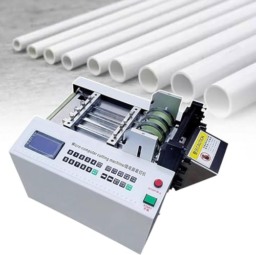 Cortatubos Eléctrico De Microcorte, Máquina Cortadora Tubos Y Cables Industriales, Caucho Silicona Comercial, Ancho Corte 100 Mm Para