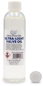 Ultra-Pure Ultra-Light Valve Oil, 8 oz Shop Bottle