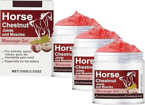 Bálsamo de caballo extrafuerte y calmante, gel de masaje para articulaciones y músculos, gel para el alivio de los pies, crema de drenaje linfático de acción rápida para articulaciones y músculos, par