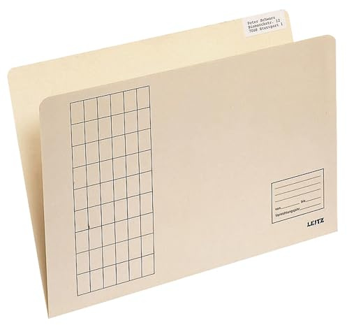 Leitz Einstellmappen vertikal 2433/2433-00-11 A4 chamois 180g/qm Inh.100